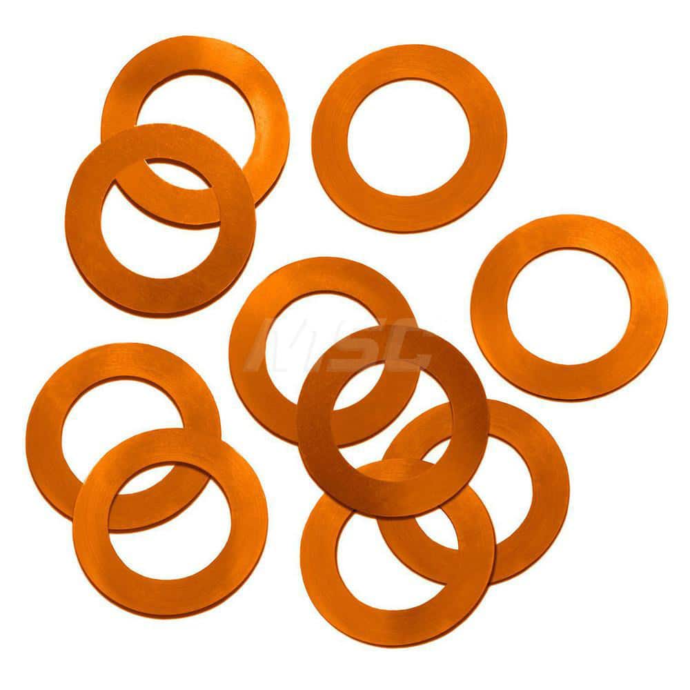 Plastic Shim Stock; Type: Round Shim; Thickness (Decimal Inch): 0.0010; Width (Inch): 2.0000; Length (Inch): 2.75; Color: Amber; Material: Plastic