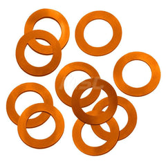 Plastic Shim Stock; Type: Round Shim; Thickness (Decimal Inch): 0.0010; Width (Inch): 2.0000; Length (Inch): 2.75; Color: Amber; Material: Plastic
