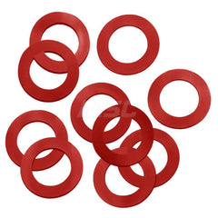 Plastic Shim Stock; Type: Round Shim; Thickness (Decimal Inch): 0.0020; Width (Inch): 2.0000; Length (Inch): 2.75; Color: Red; Material: Plastic
