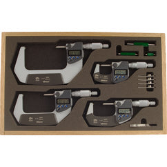 DIGIMATIC MICROMETER SETS/4PCS W/ - Industrial Tool & Supply