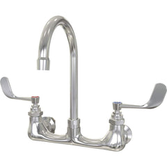 SANI-LAV - Industrial & Laundry Faucets; Type: Low Flow Faucet ; Style: Splash Mount ; Design: Swivel Spout Faucet ; Handle Type: Blade ; Spout Type: Swivel ; Mounting Centers: 8 (Inch) - Exact Industrial Supply
