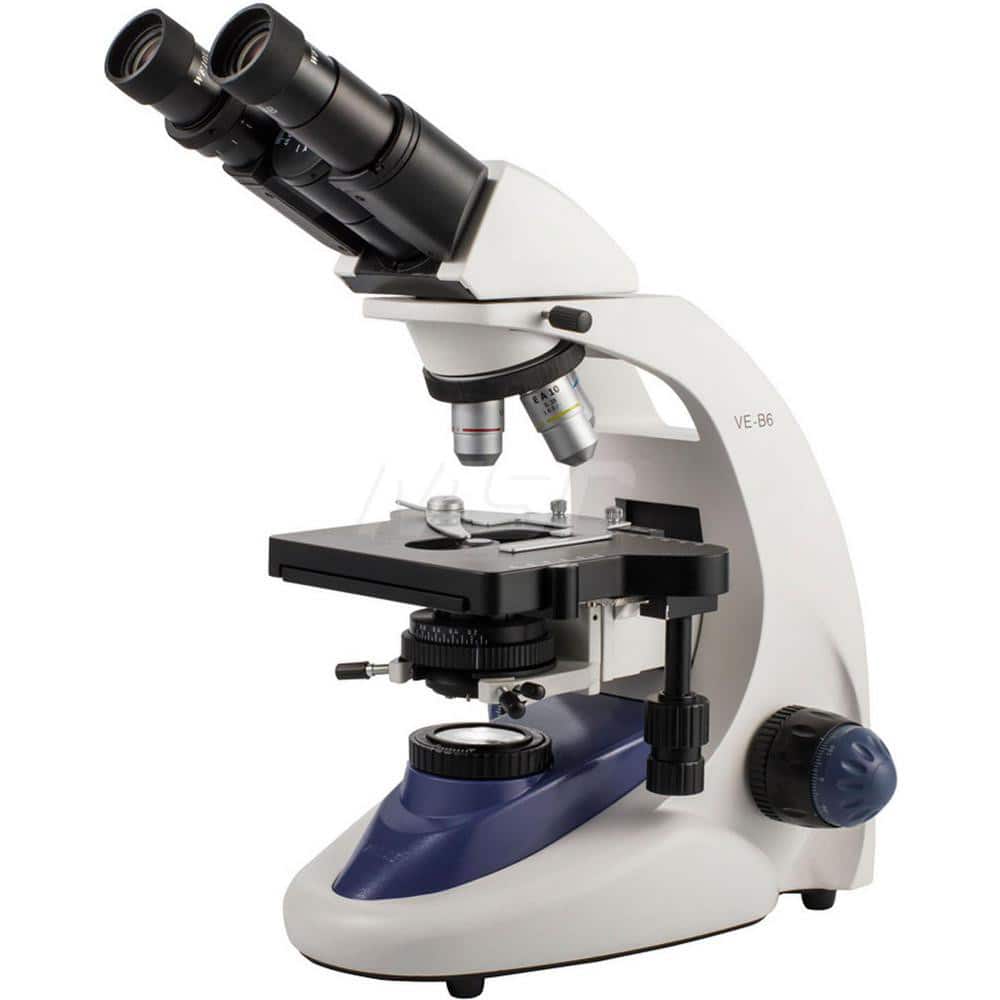 Microscopes; Microscope Type: Binocular; Eyepiece Type: Binocular; Arm Type: Fixed; Focus Type: Adjustable; Image Direction: Upright; Eyepiece Magnification: 10x; Objective Lens Magnification: 4x; 100x (S)(Oil); 10x; 40x (S)