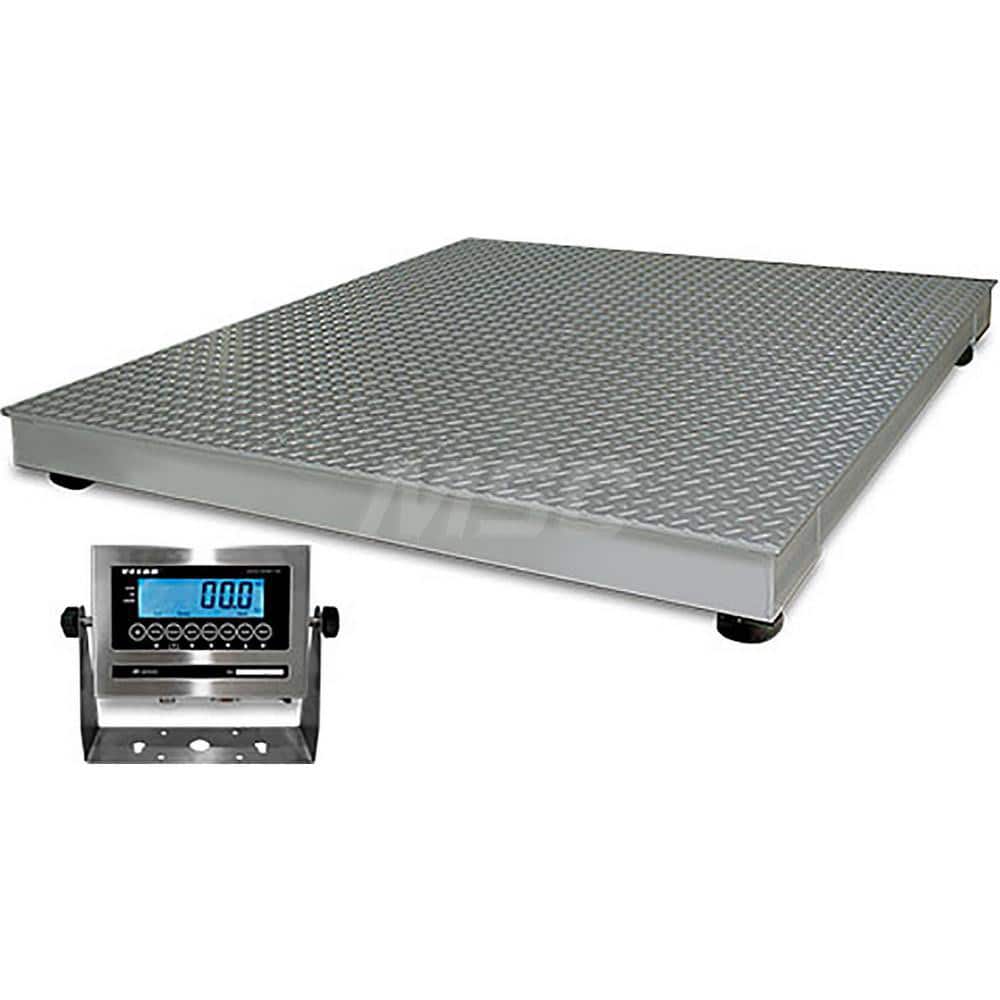 Shipping & Receiving Platform & Bench Scales; System Of Measurement: pounds; kilograms; Display Type: LCD; Capacity (Lb.): 2000.000; Capacity (kg): 2000.000; Capacity: 2000.000; Calibration: External; Base Length (Inch): 47.2000; Base Length (Decimal Inch