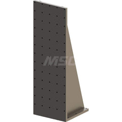 Angle Plates; Plate Surface: Machined Holes; Width (Inch): 9; Plate Style: Standard; Plate Design: Fixture; Plate Thickness (Decimal Inch): 0.5900; Material: Aluminum Alloy; Finish Type: Clear Anodized; Hole Size: 0.26; Number Of Holes: 74; Depth (Decimal