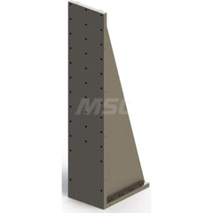 Angle Plates; Plate Surface: Machined Holes; Width (Inch): 6; Plate Style: Standard; Plate Design: Fixture; Plate Thickness (Decimal Inch): 0.5900; Material: Aluminum Alloy; Finish Type: Clear Anodized; Hole Size: 0.26; Number Of Holes: 43; Depth (Decimal