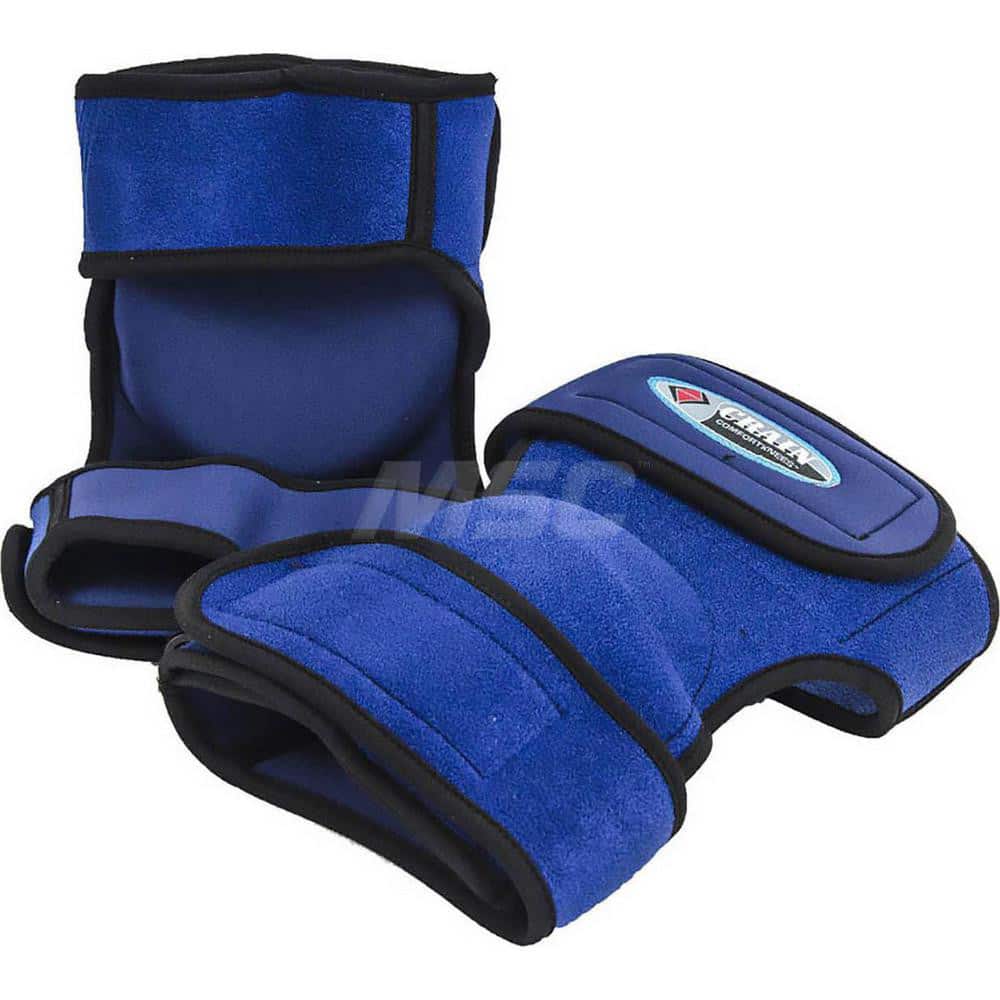 Knee Pads; Strap Type: Hook & Loop; Closure Type: Hook & Loop; Hard Protective Cap: No; Size: Universal; Padding Material: Neoprene; Color: Blue; Strap Material: Neoprene; Cover Material: Neoprene; Pad Material: Neoprene