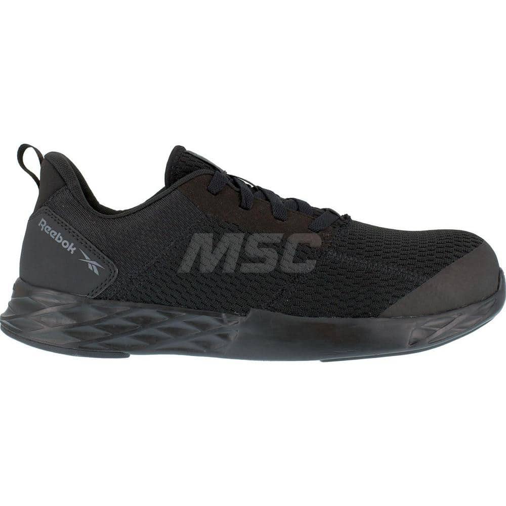 Work Boot: Size 10.5, Mesh, Composite Toe Black, Medium Width