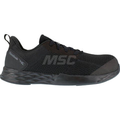 Work Boot: Size 8.5, Mesh, Composite Toe Black, Medium Width