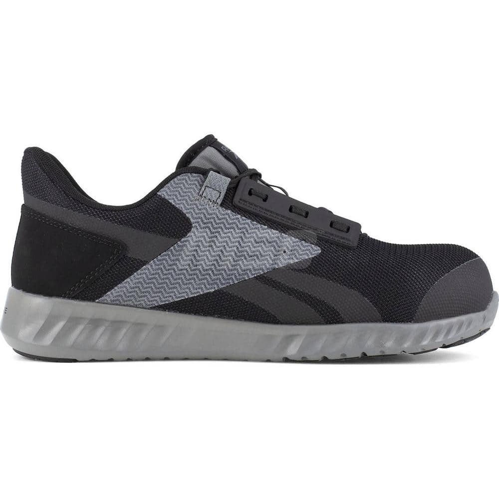 Work Boot: Size 16, Mesh, Composite Toe Black, Medium Width