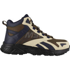 Work Boot: Size 11, Microfiber, Composite Toe Green, Medium Width