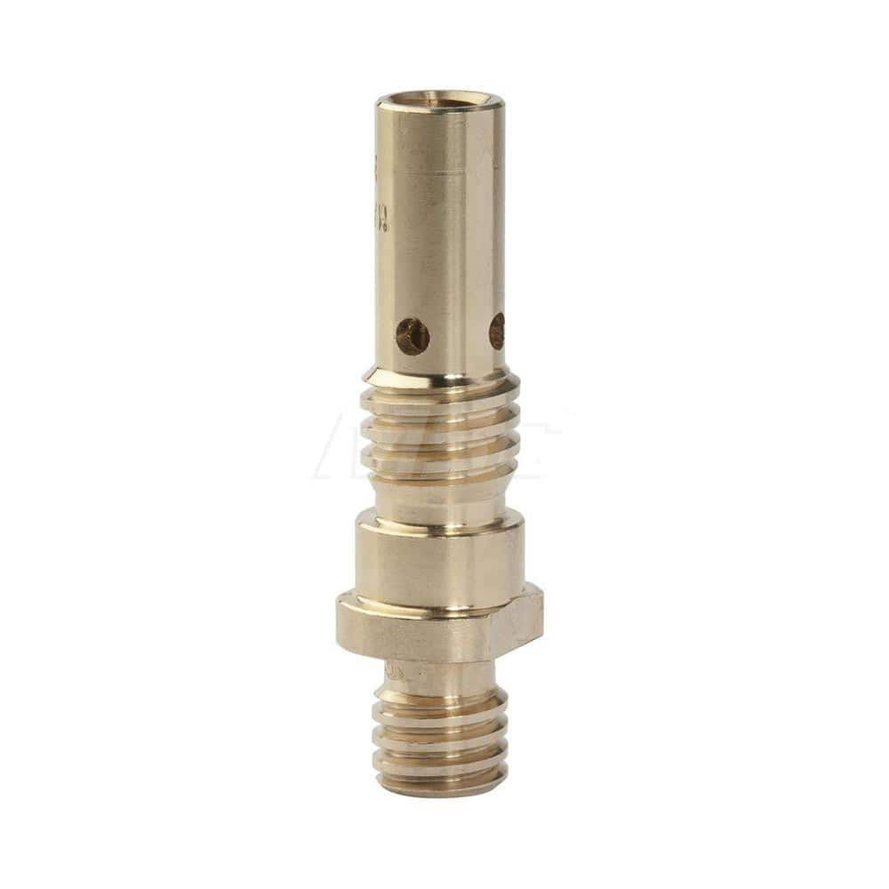 MIG Welder Gas Diffuser: Threaded 100A Max, Brass, Use with Magnum PRO 100L