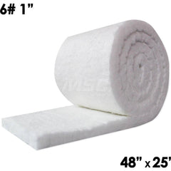 Blanket Insulation; Material: Fiber; Ceramic; Density (Lb./Cu. Ft.): 6; Shape: Roll; Thickness: 1; Length (Inch): 300; Width (Inch): 48