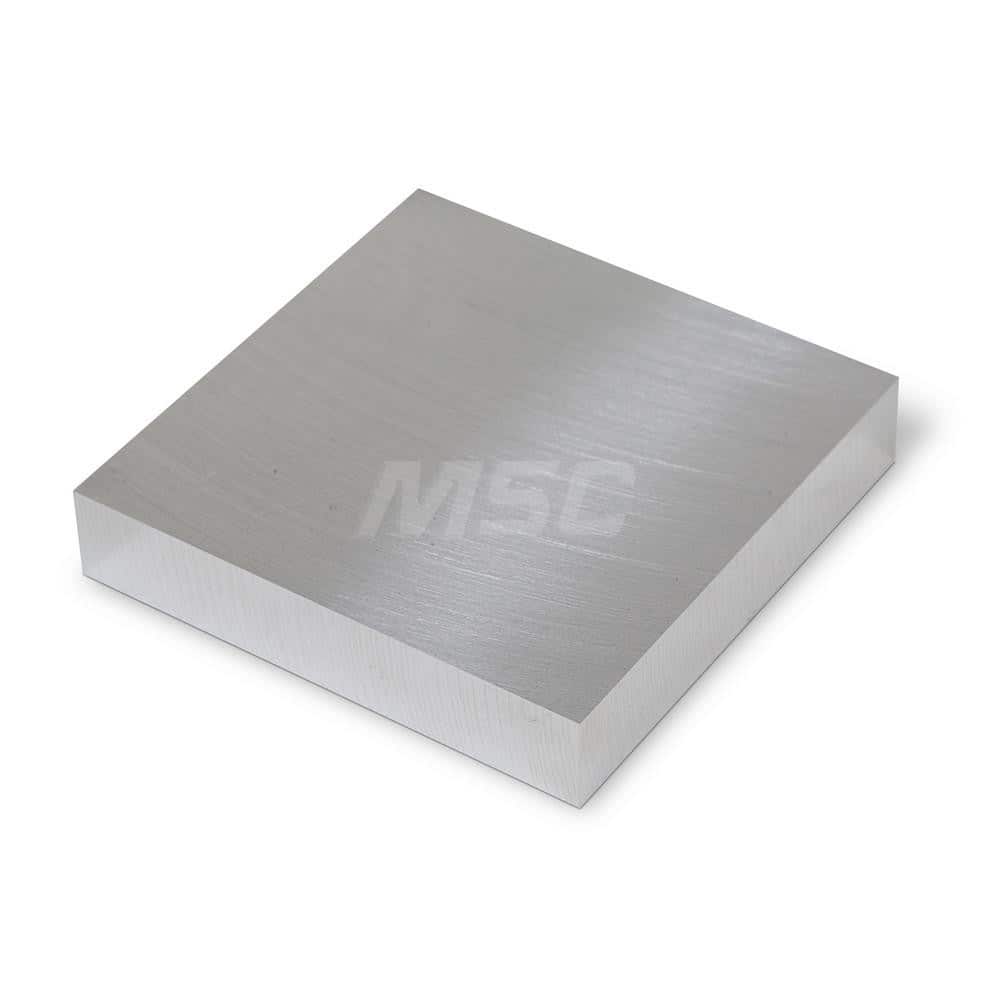 Precision Ground (2 Sides) Plate: 3/4″ x 4″ x 4″ 304 Stainless Steel