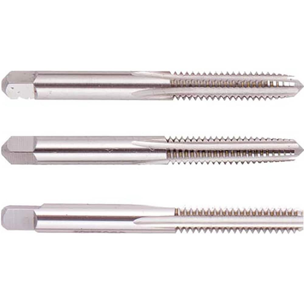 Tap Sets; Chamfer: Plug; Bottoming; Taper; Material: High Speed Steel; Thread Direction: Right Hand; Thread Limit: H4; Number Of Taps: 3; Thread Standard: UNC; Case Type: Plastic Case; Number Of Pieces: 3; Number Of Flutes: 4; Overall Length: 5.13