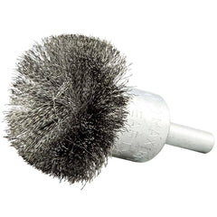 Norton - End Brushes Brush Diameter (Inch): 1-1/2 Fill Material: Carbon Steel - Industrial Tool & Supply