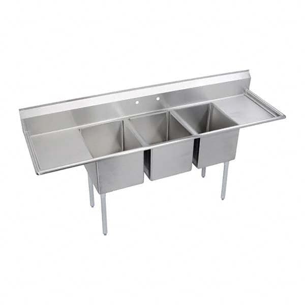 ELKAY - Stainless Steel Sinks Type: Scullery Sink Outside Length: 88 (Inch) - Industrial Tool & Supply