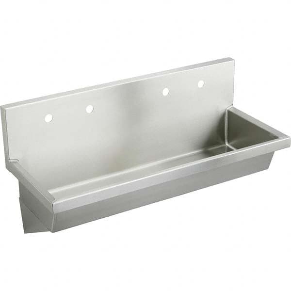 ELKAY - Stainless Steel Sinks Type: Multiple Wash-Station Outside Length: 48 (Inch) - Industrial Tool & Supply