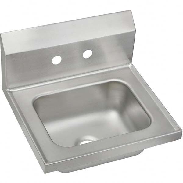 ELKAY - Stainless Steel Sinks Type: Hand Sink Outside Length: 16-3/4 (Inch) - Industrial Tool & Supply