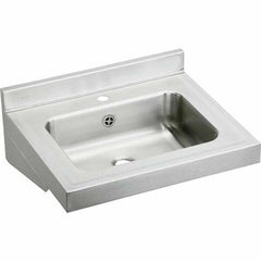 ELKAY - Stainless Steel Sinks Type: Lavatory Sink-Wall Hung Outside Length: 22 (Inch) - Exact Industrial Supply