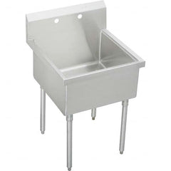 ELKAY - Stainless Steel Sinks Type: Scullery Sink Outside Length: 27 (Inch) - Industrial Tool & Supply