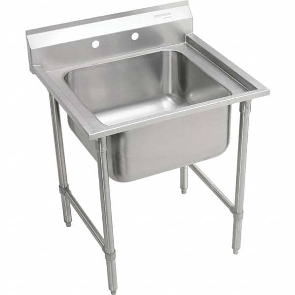 ELKAY - Stainless Steel Sinks Type: Scullery Sink Outside Length: 27 (Inch) - Industrial Tool & Supply