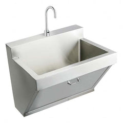ELKAY - Stainless Steel Sinks Type: Surgeon's Scrub Sink Outside Length: 30 (Inch) - Industrial Tool & Supply