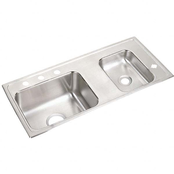 ELKAY - Stainless Steel Sinks Type: Drop In Sink Outside Length: 37-1/4 (Inch) - Industrial Tool & Supply
