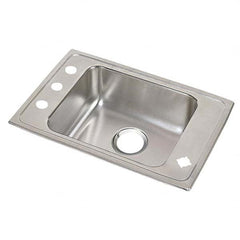 ELKAY - Stainless Steel Sinks Type: Drop In Sink Outside Length: 31 (Inch) - Industrial Tool & Supply
