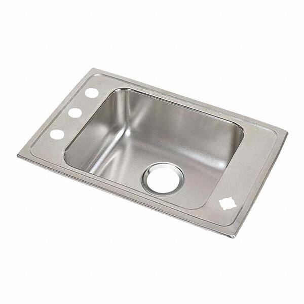 ELKAY - Stainless Steel Sinks Type: Drop In Sink Outside Length: 31 (Inch) - Industrial Tool & Supply