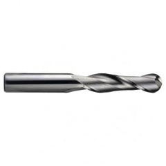 3/4" Dia. - 3" OAL - Ball Nose SE AlTiN Carbide End Mill - 2 FL - Industrial Tool & Supply