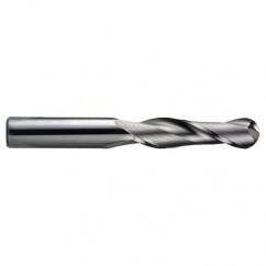 3mm x 4mm x 2.25mm x 60mm 3 Fl Carbide Ball Center Cutting End Mill -  WXS - Industrial Tool & Supply