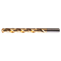 #79 RHS / RHC HSS 118 Degree Radial Point General Purpose Drill - TiN - Exact Industrial Supply