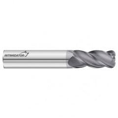 4mm Dia. x 50mm Overall Length 4-Flute 0.3mm C/R Solid Carbide SE End Mill-Round Shank-Center Cut-FC18 - Industrial Tool & Supply