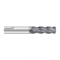 5/8 Dia. x 5 Overall Length 4-Flute .120 C/R Solid Carbide SE End Mill-Round Shank-Center Cut-FC18 - Industrial Tool & Supply