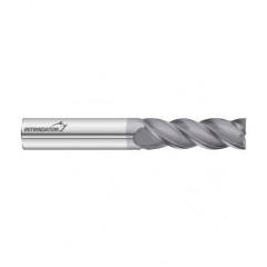1/2 Dia. x 4 Overall Length 4-Flute Square End Solid Carbide SE End Mill-Round Shank-Center Cut-FC18 - Industrial Tool & Supply