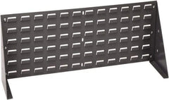 Quantum Storage - 125 Lb Capacity, 8" Deep x 36" Wide x 12" High, Static Dissipative Bench Rack - 1 Side - Industrial Tool & Supply