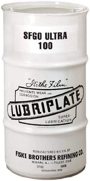 Lubriplate - 16 Gal Drum, ISO 100, SAE 40, Air Compressor Oil - 7°F to 385°, 556 Viscosity (SUS) at 100°F, 77 Viscosity (SUS) at 210°F - Industrial Tool & Supply