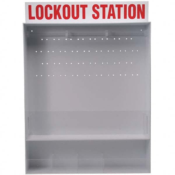 Brady - Empty Polystyrene Lockout Device Station - Industrial Tool & Supply