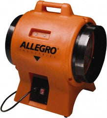 Allegro - 12" Inlet, Electric AC Axial Blower - 1 hp, 2,180 CFM (Free Air), 230 Max Voltage Rating - Industrial Tool & Supply