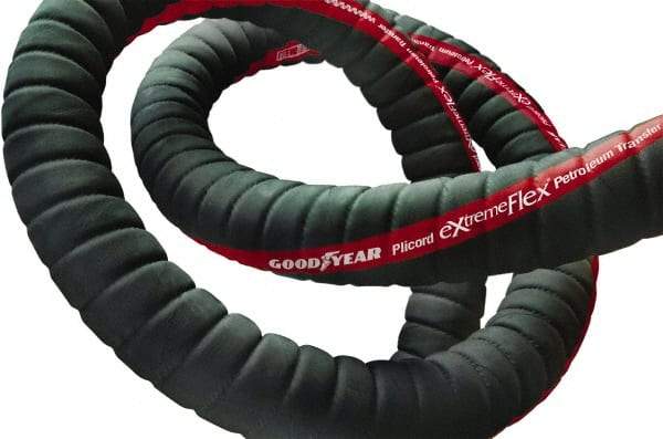 Continental ContiTech - 3" ID x 3-1/2" OD, 100' OAL, Pex Petroleum Transfer Hose - 200 Max Working psi, -40 to 200°F, 3" Bend Radius, Black - Industrial Tool & Supply