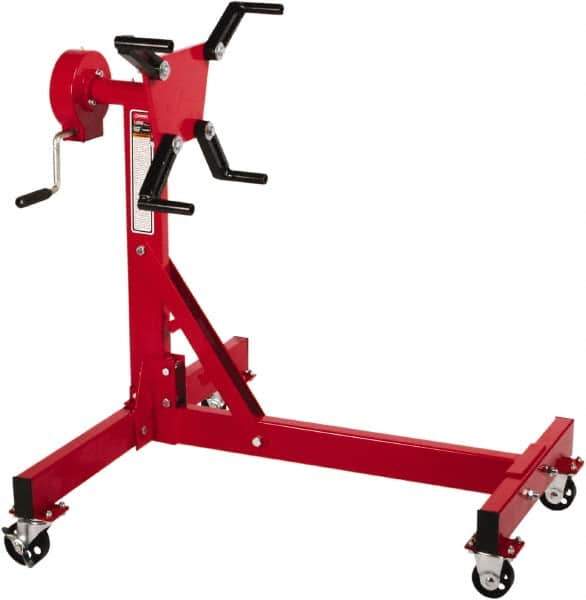 Sunex Tools - 1,000 Lb Capacity Engine Repair Stand - 36 to 36" High, 34-1/4" Chassis Width x 36-1/2" Chassis Length - Industrial Tool & Supply