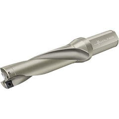 Walter - 224mm Max Drill Depth, 4xD, 56mm Diam, Indexable Insert Drill - 2 Inserts, 40mm Shank Diam, Flange Shank - Industrial Tool & Supply