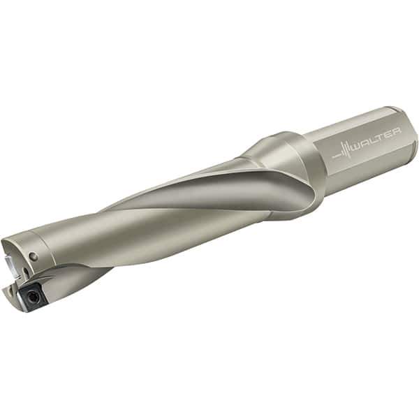 Walter - 204mm Max Drill Depth, 4xD, 51mm Diam, Indexable Insert Drill - 2 Inserts, 40mm Shank Diam, Flange Shank - Industrial Tool & Supply