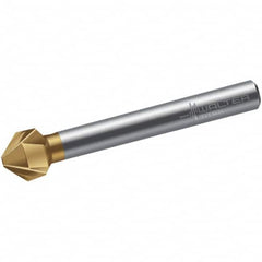 Walter-Titex - 25mm Head Diam, 10mm Shank Diam, 3 Flute 90° High Speed Steel Countersink - Industrial Tool & Supply