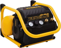 DeWALT - 1.1 hp, 3.0 CFM, Horizontal Portable Compressor - 2.5 Gal Tank, 12 Amp, 200 psi, 120V (60 Hz) - Industrial Tool & Supply