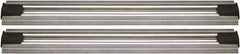 Quantum Storage - 2-1/2" Wide, Open Shelving Accessory/Component - Aluminum, Anodized Aluminum Finish, 180" Long, Use with Wire Shelving Units - Industrial Tool & Supply