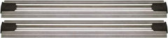 Quantum Storage - 2-1/2" Wide, Open Shelving Accessory/Component - Aluminum, Anodized Aluminum Finish, 72" Long, Use with Wire Shelving Units - Industrial Tool & Supply