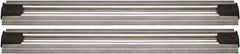 Quantum Storage - 2-1/2" Wide, Open Shelving Accessory/Component - Aluminum, Anodized Aluminum Finish, 84" Long, Use with Wire Shelving Units - Industrial Tool & Supply