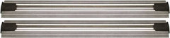 Quantum Storage - 2-1/2" Wide, Open Shelving Accessory/Component - Aluminum, Anodized Aluminum Finish, 132" Long, Use with Wire Shelving Units - Industrial Tool & Supply