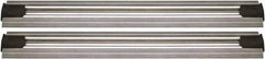 Quantum Storage - 2-1/2" Wide, Open Shelving Accessory/Component - Aluminum, Anodized Aluminum Finish, 108" Long, Use with Wire Shelving Units - Industrial Tool & Supply